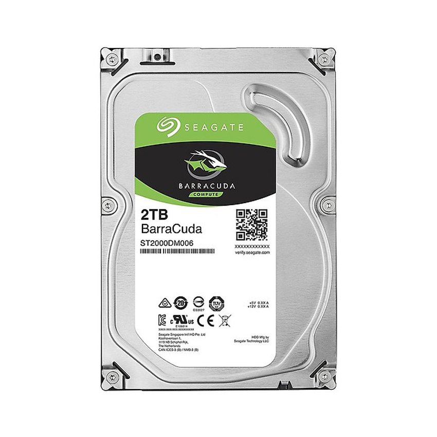 Ổ CỨNG HDD SEAGATE BARRACUDA 2TB 3.5 INCH 7200RPM, SATA, 256MB CACHE