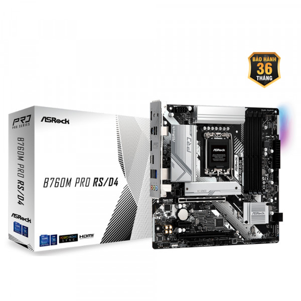 Mainboard ASRock B760M Pro RS/D4